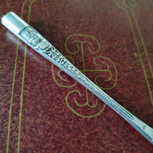 Silver Vintage Cigarette Holder like new, 12 cm, 800 hallmark