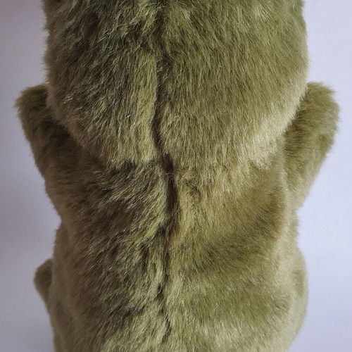Frog plush hand puppet for puppet theater 32 cm like new