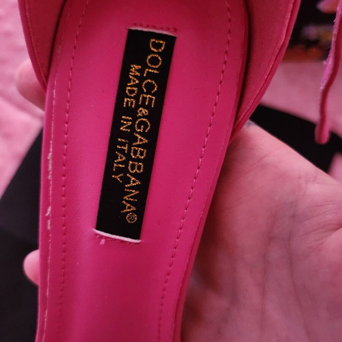Dolce & Gabbana pink heels new, size 40