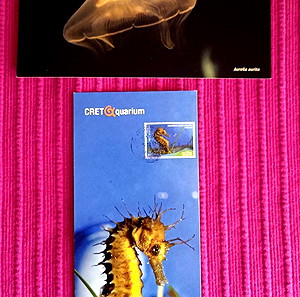 2 ΣΥΛΛΕΚΤΙΚΕΣ ΚΑΡΤ ΠΟΣΤΑΛ CRETaquarium