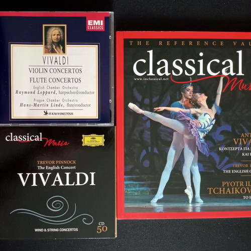 Antonio Vivaldi Concerti 2 CDs used with magazine, classical music