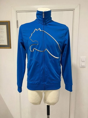 Puma Μπουφάν Ανδρικό Μέγεθος Small Μπλε Μεταχειρισμένο, Μεγάλο Λογότυπο Φερμουάρ