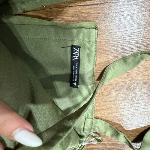 Zara corset top like new, green, size S