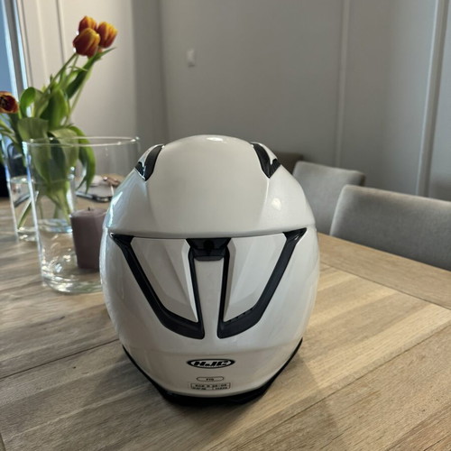 HJC F70 Pearl White Helmet like new