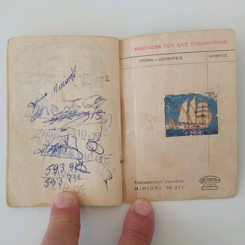 Minion rare pocket diary 1952 used with notes