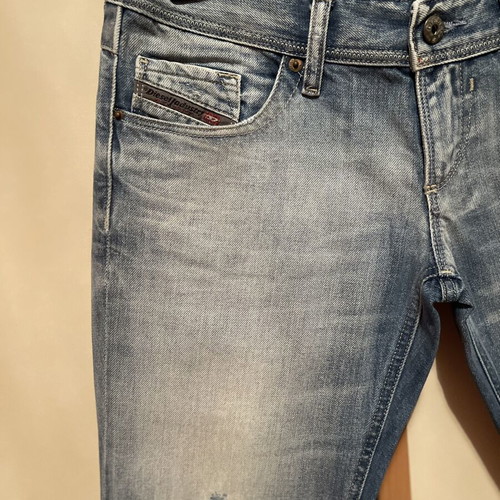 Diesel jeans, straight fit, blue, size S