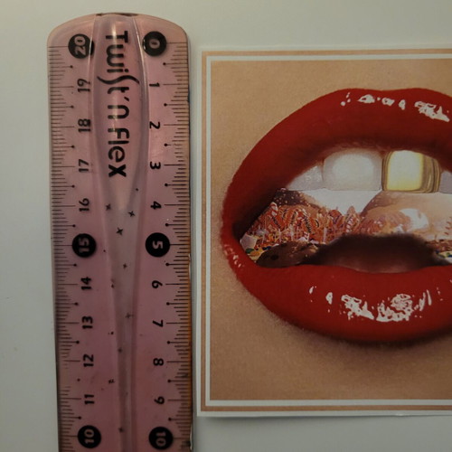 Handmade pop art Sweet tooth sticker new