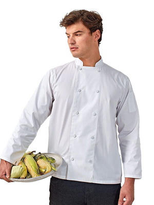 Chef Jacket PR903 White L new, long-sleeve, breathable Coolchecker