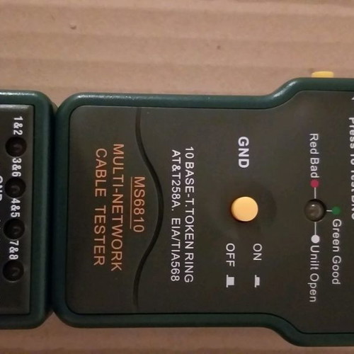 Cable tester for LAN telephone coaxial cables detachable new