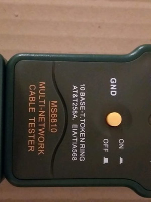 Tester καλωδίων LAN τηλεφωνικών ομοαξονικών αποσπώμενο καινούργιο