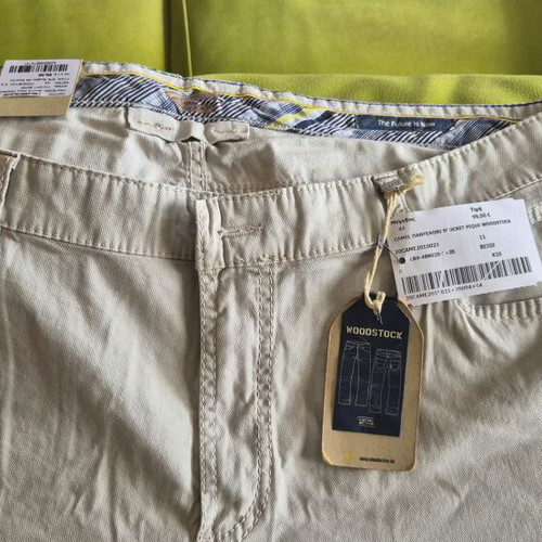 Camel Active 5-pocket men's pants W44 L34, light beige, new with tags