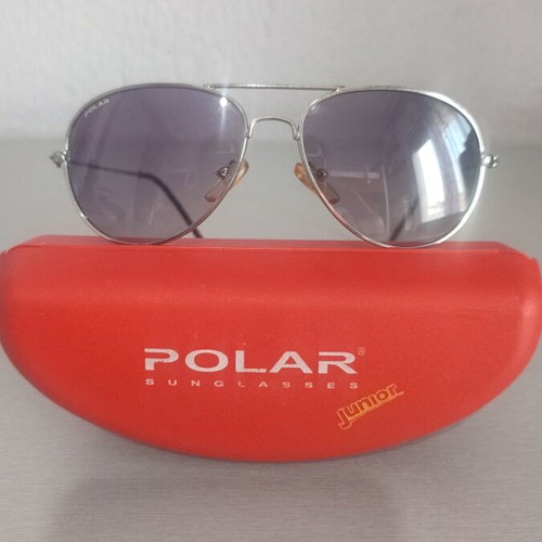 Polar sunglasses junior used, silver color