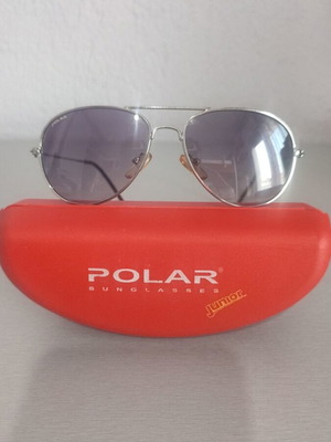 Polar sunglasses junior used, silver color