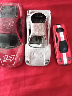 Колички за реставрация употребявани, комплект от 3, една метална