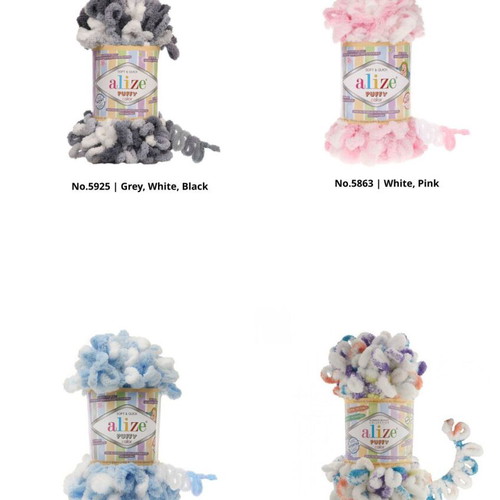 Alize Puffy Handmade Baby Blanket made to order, hypoallergenic