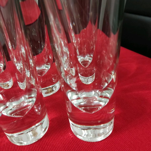 Carlo Moretti vintage 1980 glasses set of 6 like new for grappa