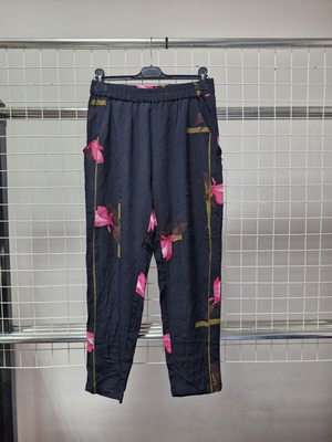 Wide summer pants Coster Copenhagen size M like new, black and colorful