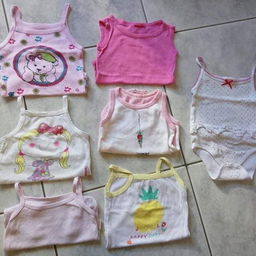 Baby bodysuits used, pack for 3-9 months