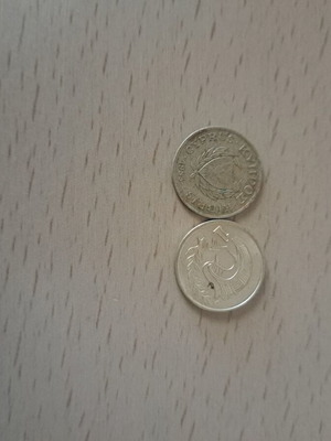 Cyprus 1 Cent Coins like new, set of 2 vintage collectibles