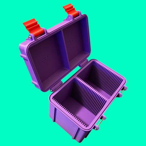 Deckbox for Pokémon cards with top loaders, new, Gengar design