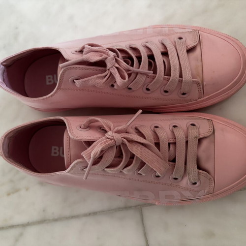 Burberry sneakers like new, pink, size 38