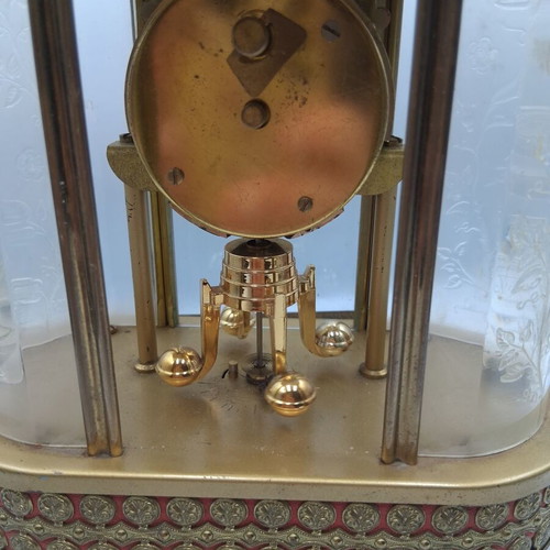 Schmidt vintage mechanical 8-day table clock with music box