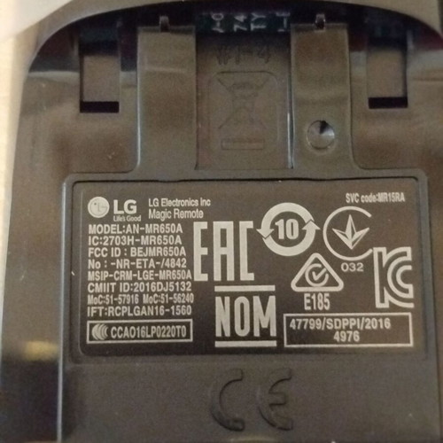 LG Magic Remote Control AN-MR650A new, genuine