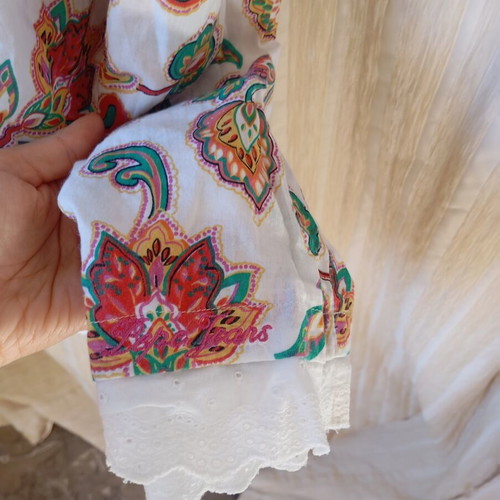 Pepe Jeans φλοράλ boho φόρεμα, άσπρο πολύχρωμο, μέγεθος M
