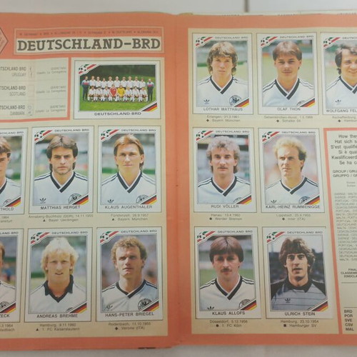 Panini World Cup 1986 Football Album used, complete