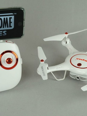 SYMA X5UW-D ΤΕΤΡΆΠΛΟ ΕΛΙΚΌΠΤΕΡΟ 2.4G 4 ΚΑΝΑΛΙΏΝ FPV ΜΕ ΓΥΡΟΣΚΌΠΤΕΡΟ + 720P WIFI ΚΆΜΕΡΑ ΛΕΥΚΌ