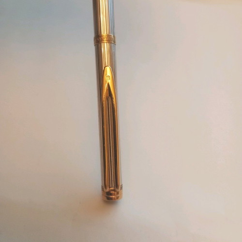 Waterman Gentleman Sterling Silver BP ballpoint pen like new