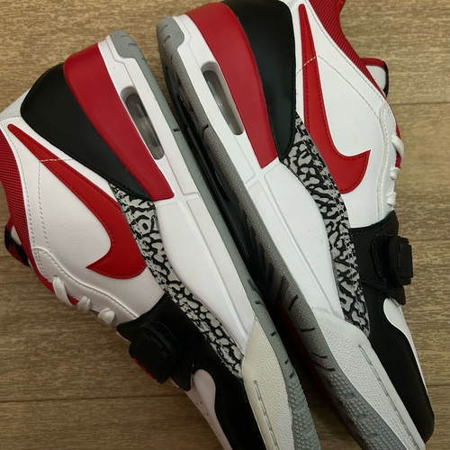 Jordan Legacy 312 Low Καινούργια Ανδρικά Sneakers Μέγεθος 44 Άσπρο Κόκκινο