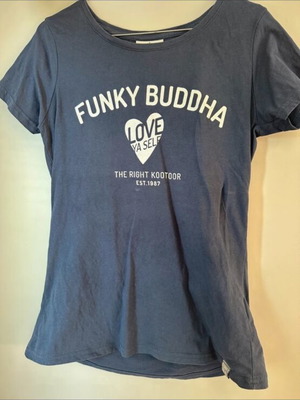 Funky Buddha short-sleeve t-shirt blue like new, size M
