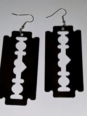 Plexiglass earrings new