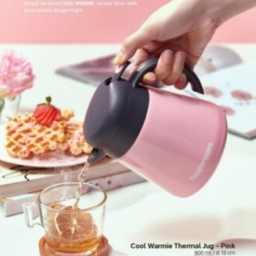 Tupperware Cool Warmie Thermos 800 ml new, pink and black