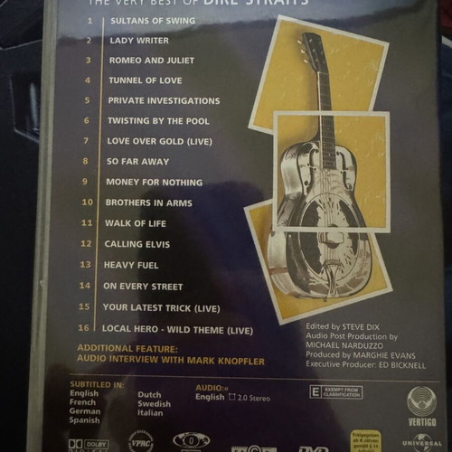 Dire Straits The Very Best Of DVD new condition