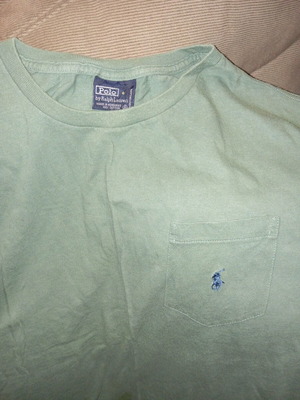 Polo men's t-shirt S like new, green
