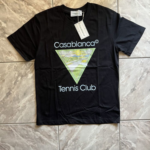 Casablanca Black T-shirt Size L New