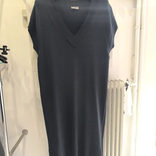 Selection knitted long dress XXXL black like new