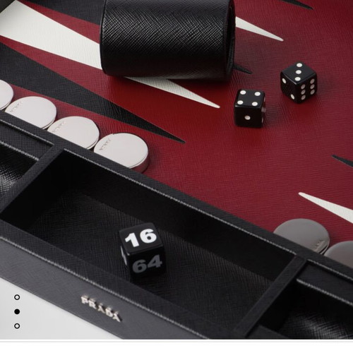 PRADA BOARD MADE OF GENUINE SAFFIANO LEATHER IN BLACK COLOR DATED 1999-2002 APPROX.