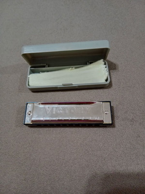 Victory Harmonica with Case like new