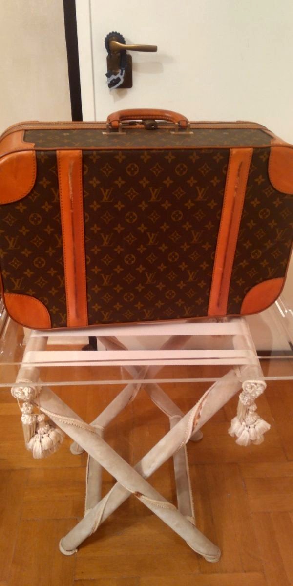 Louis Vuitton Stratos Jumbo Monogram Vintage X-Large Suitcase – Mills  Jewelers & Loan
