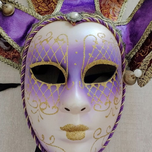 Florence Carnival Mask like new, decorative and wearable