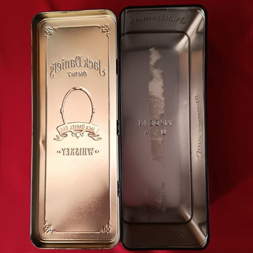 Jack Daniel's collectible metal box used