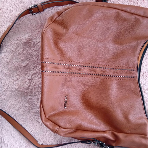 Verde shoulder bag used, brown