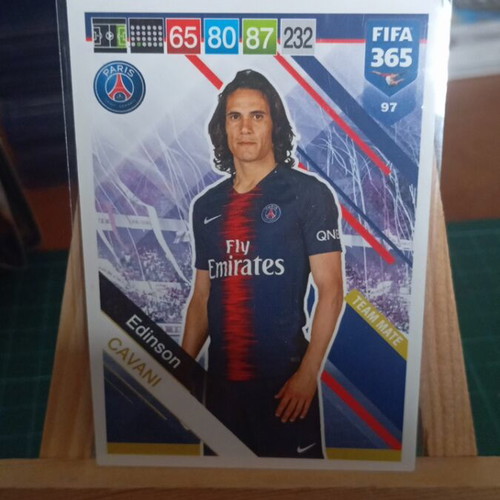 Panini FIFA 365 Adrenalyn XL 2019 Edinson Cavani Paris Saint-Germain κάρτα σαν καινούργια