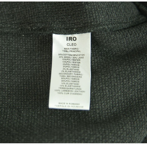 Iro black mini skirt used, size 36