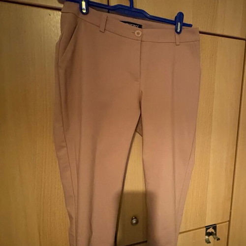 Enzzo pink cotton chino cigarette pants like new, size small