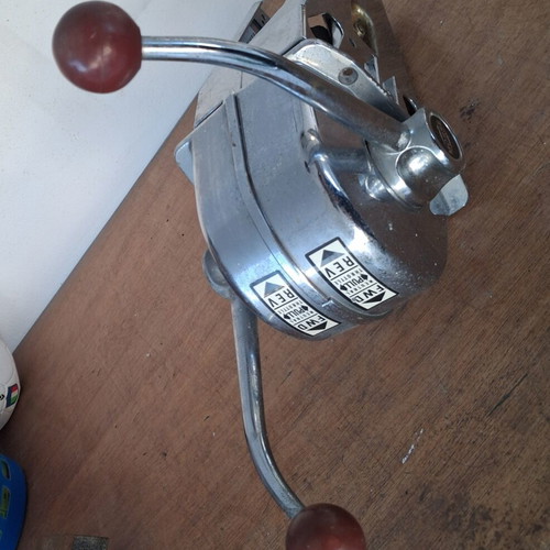 MORSE dual lever controller boat engine control like new, inox