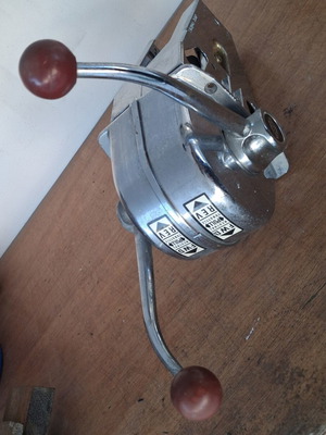 MORSE dual lever controller boat engine control like new, inox